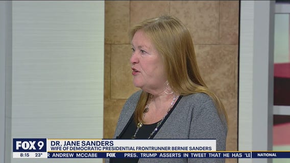 Dr. Jane Sanders, wife of Bernie Sanders, stops by FOX 9