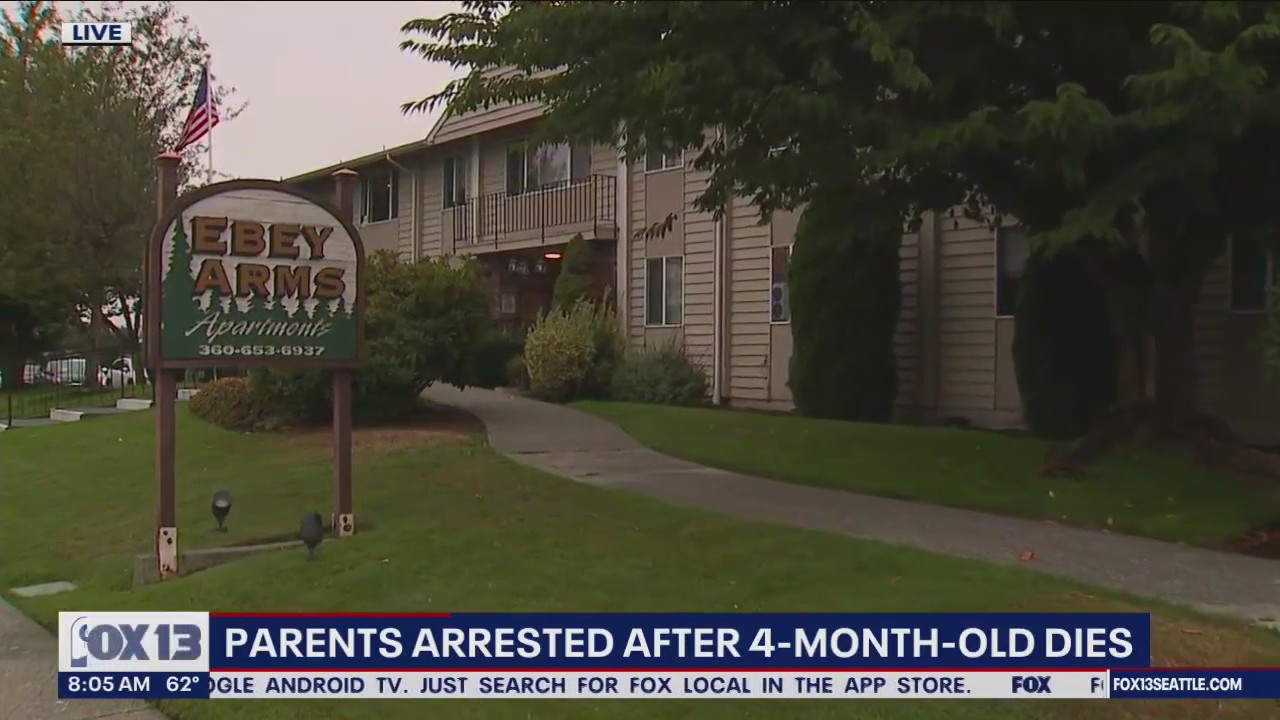 Parents arrested after 4-month-old dies