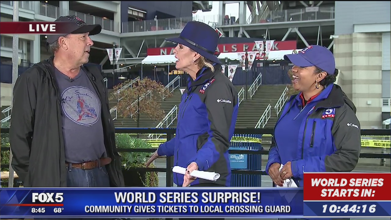 Fan surprised with tickets talks Game 4 of World Series