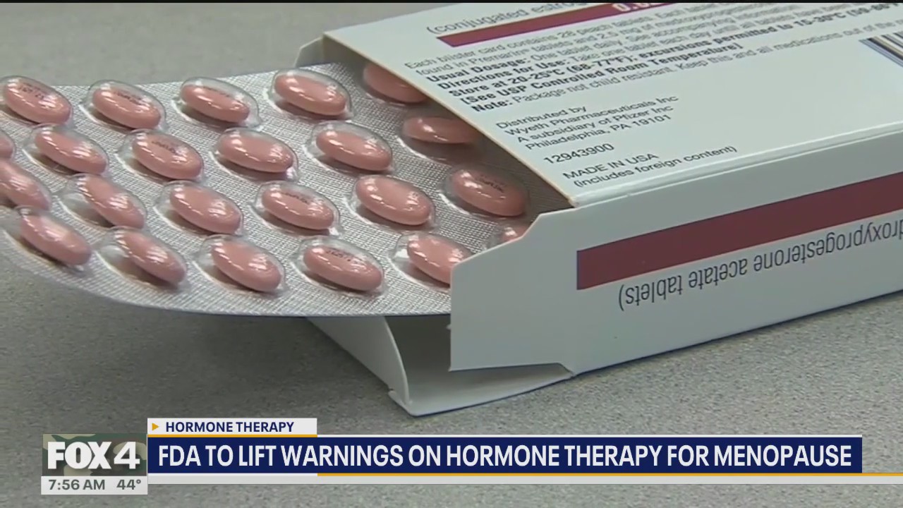 FDA to lift warnings on hormone therapy for menopause