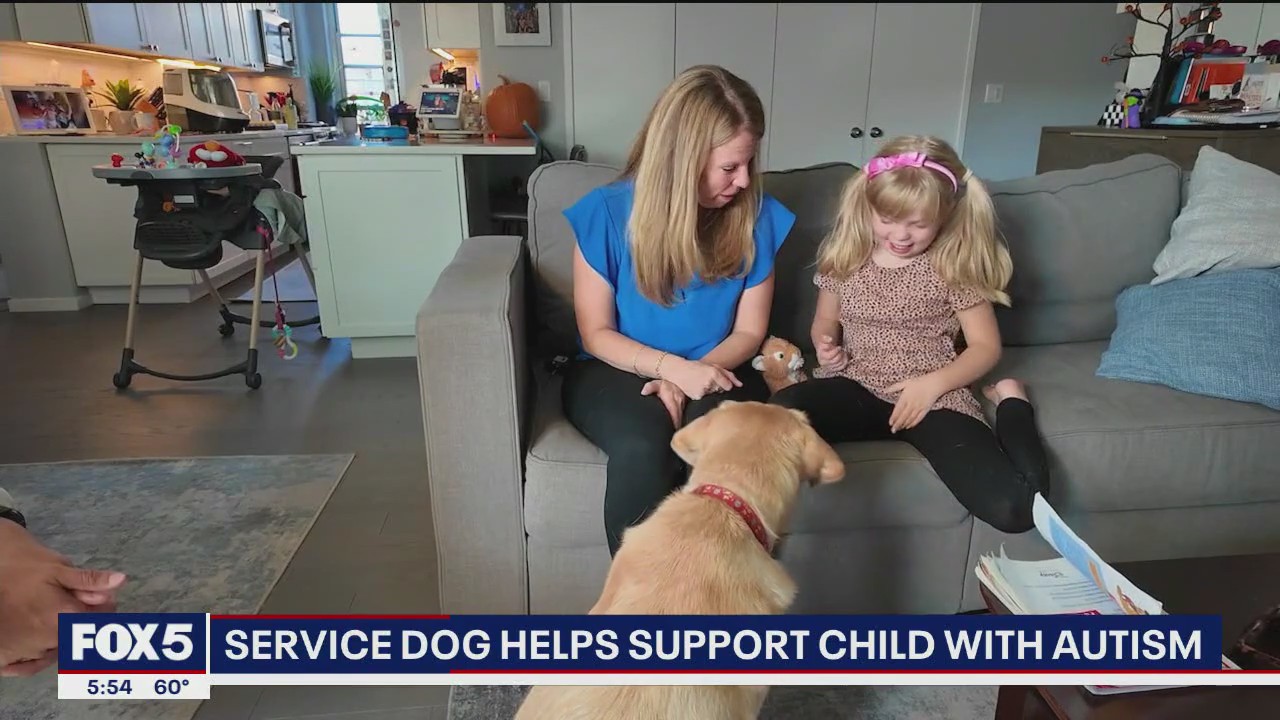 Service dog helps support child with autism | FOX 5 New York
