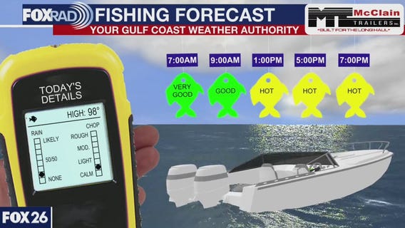 Fishing forecast Saturday August 29