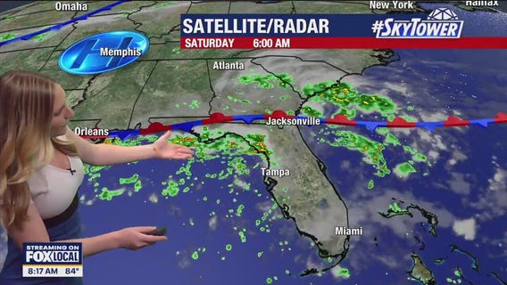 Tampa weather | Storms throughout the day Saturday