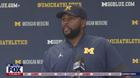 Fired Michigan football coach to make 1st appearance