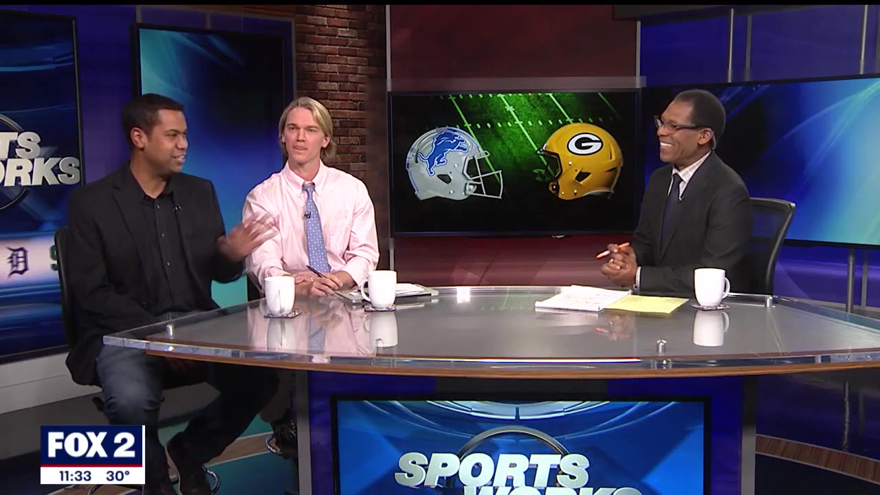 Sportsworks 1-8-23 --- Lions win reaction, Pistons, UM-MSU Hoops, Harbaugh, Tigers, Darts!