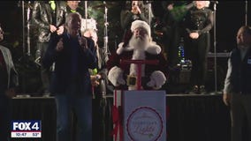 Santa rings in holiday season with Vitruvian Lights