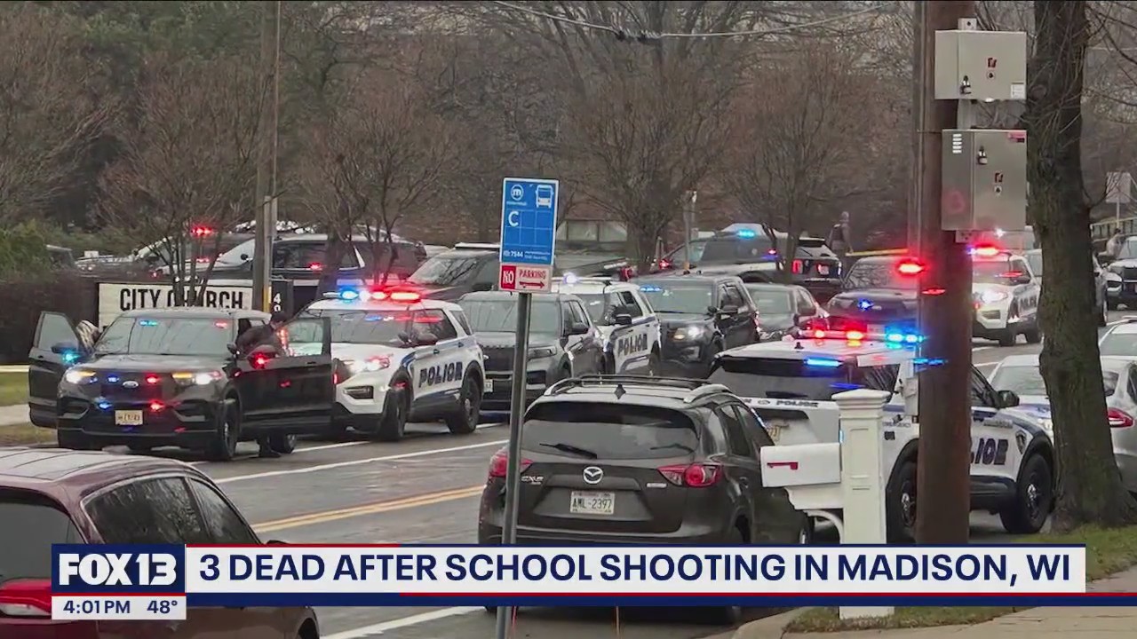 3 dead after school shooting in Madison, WI | FOX 13 Seattle