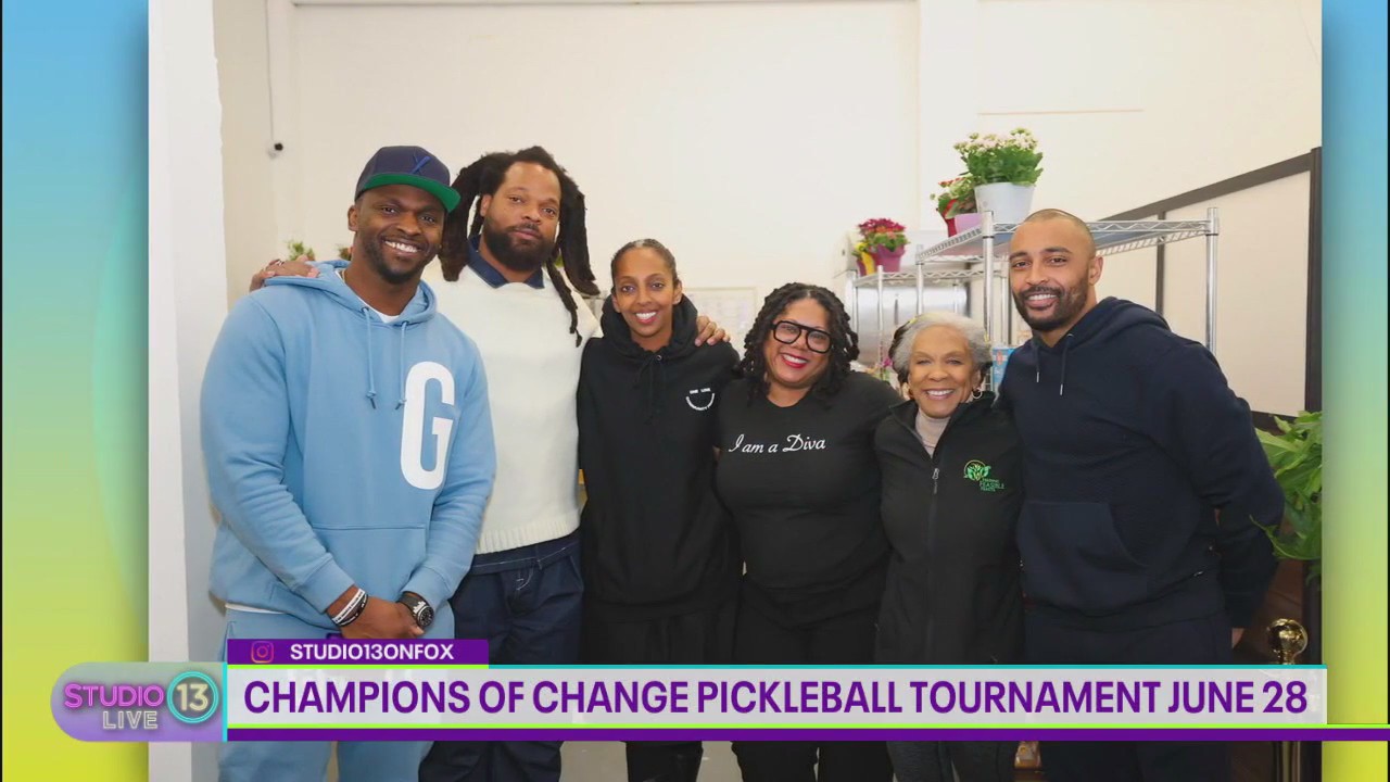 Michael Bennett talks Champions of Change Celebrity Pickleball Tournament