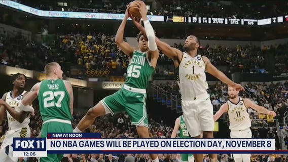 No NBA games will be played on Election Day