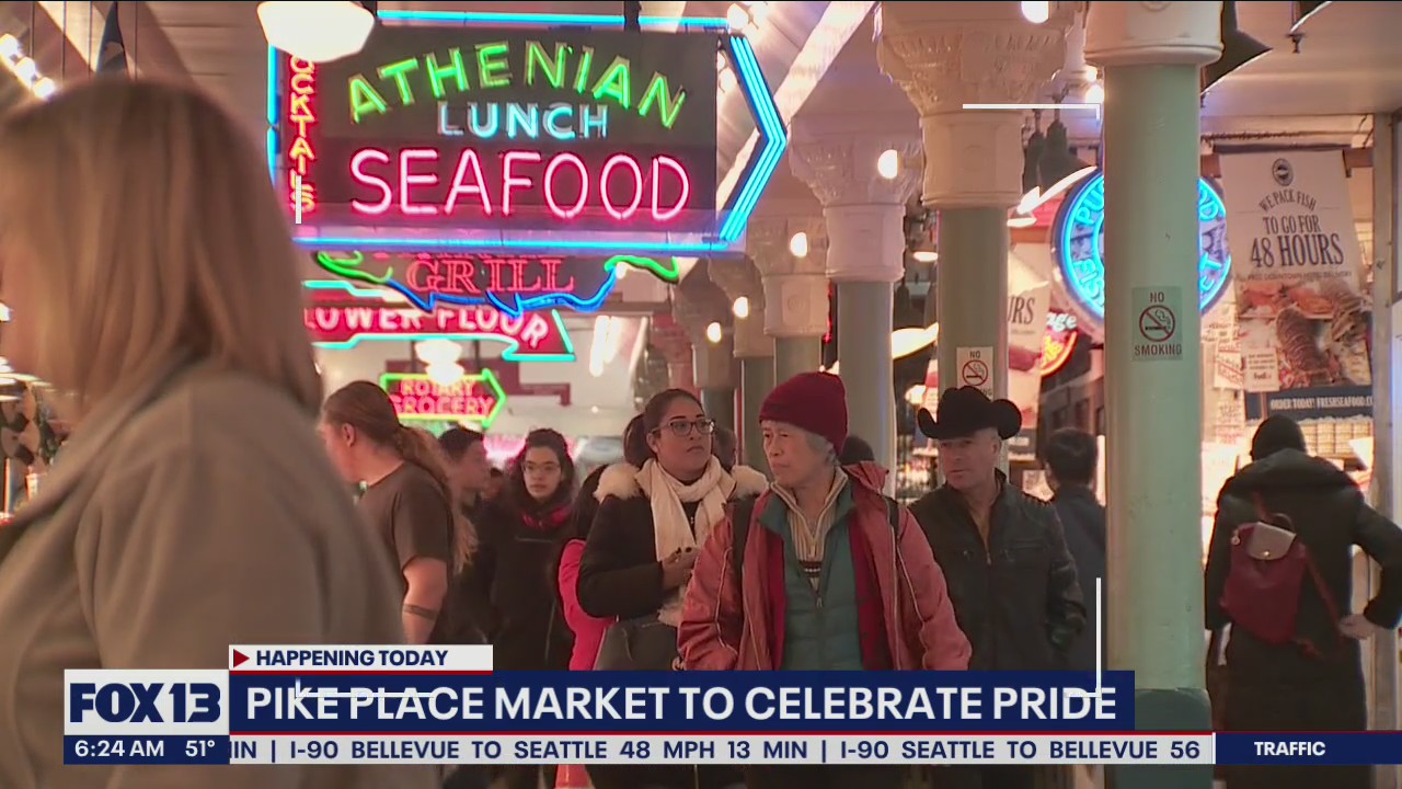Pike Place Market to celebrate its summer night market for Pride Month Thursday