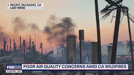 New concern for LA fires, residents in poor air quality