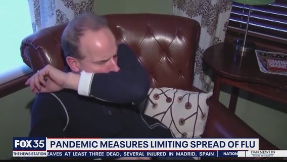 Pandemic measures limiting spread of flu