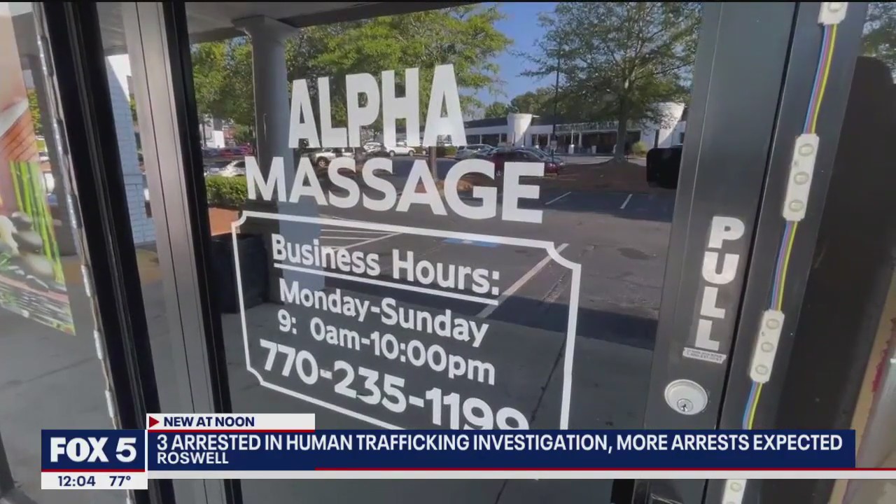 3 arrested in human trafficking investigation | FOX 5 Atlanta