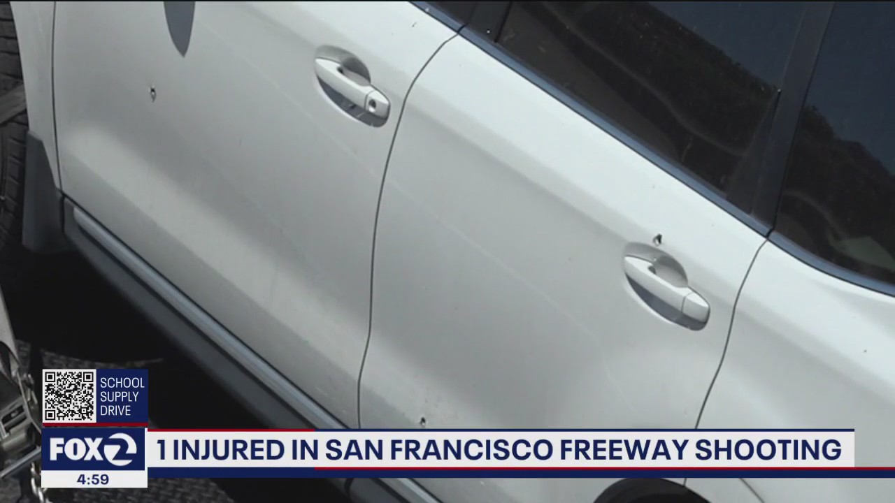 Freeway shooting in San Francisco leaves one person injured; road rage suspected