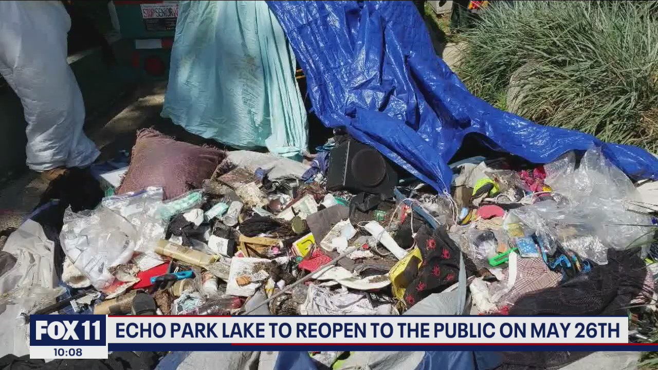 Echo Park Lake to reopen to the public on May 26