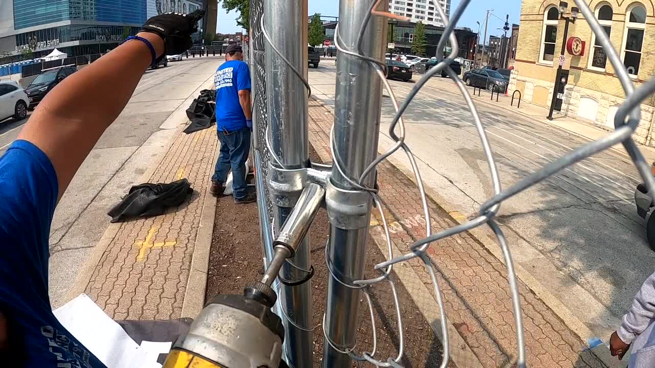 Preps in Deer District for Game 6 between Bucks, Suns