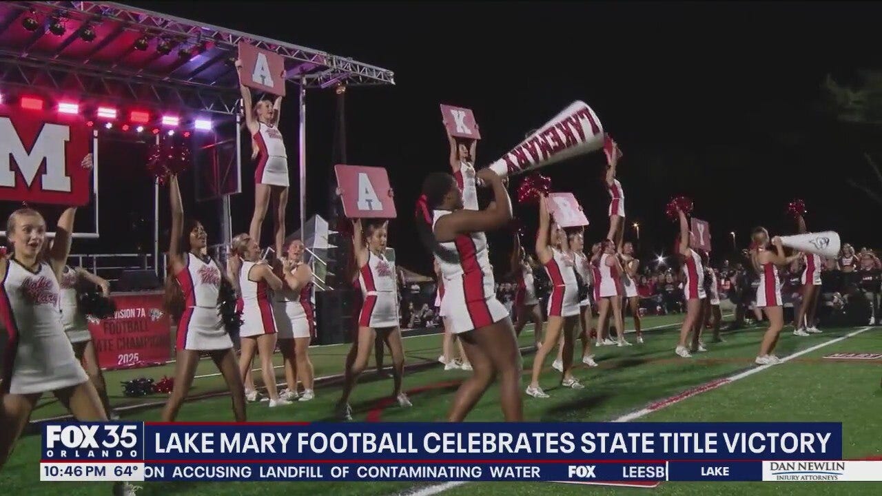 Lake Mary Rams honored after historic state football win