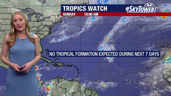 Tropics outlook remains calm