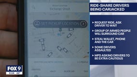 MPD: Uber, Lyft drivers being targeted by carjackers