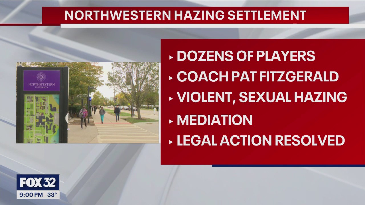Tentative settlement reached in Northwestern hazing scandal
