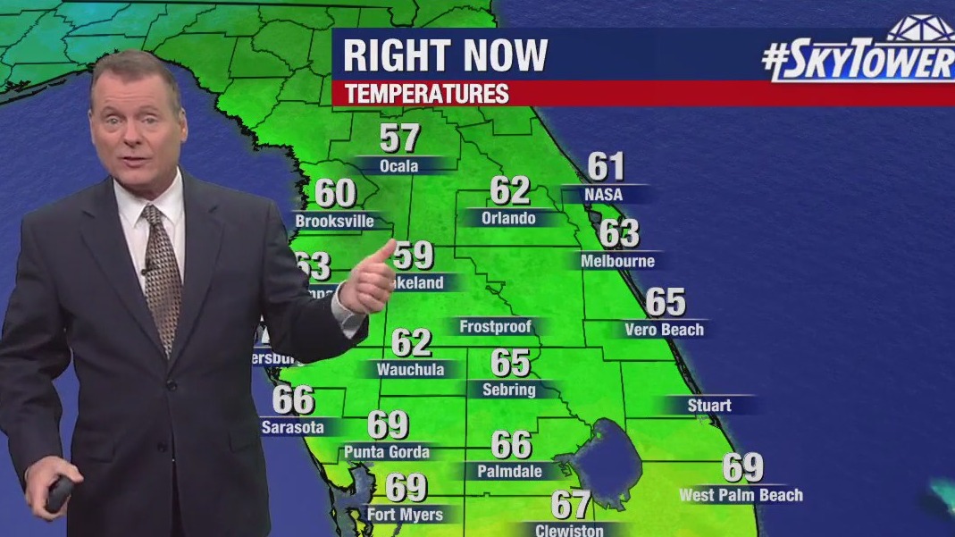 Tampa weather | many cool days ahead after front