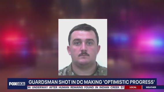 'Optimistic progress': National Guardsman shot in DC recovering