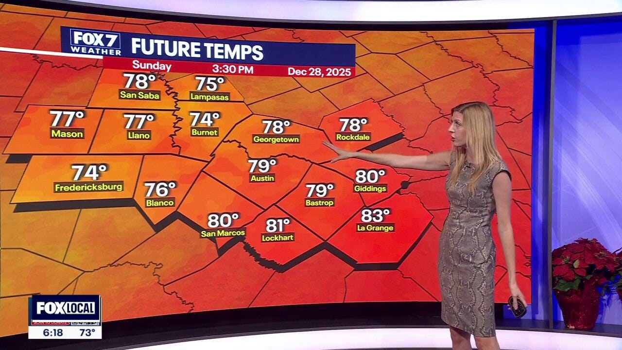 Austin weather: Dec. 27 evening forecast