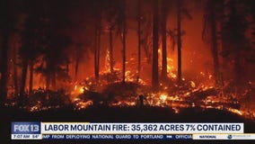Labor Mountain Fire continues to grow in WA