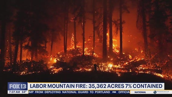 Labor Mountain Fire continues to grow in WA