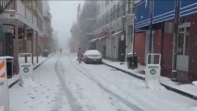 Roads remain closed as heavy snow hit southern US