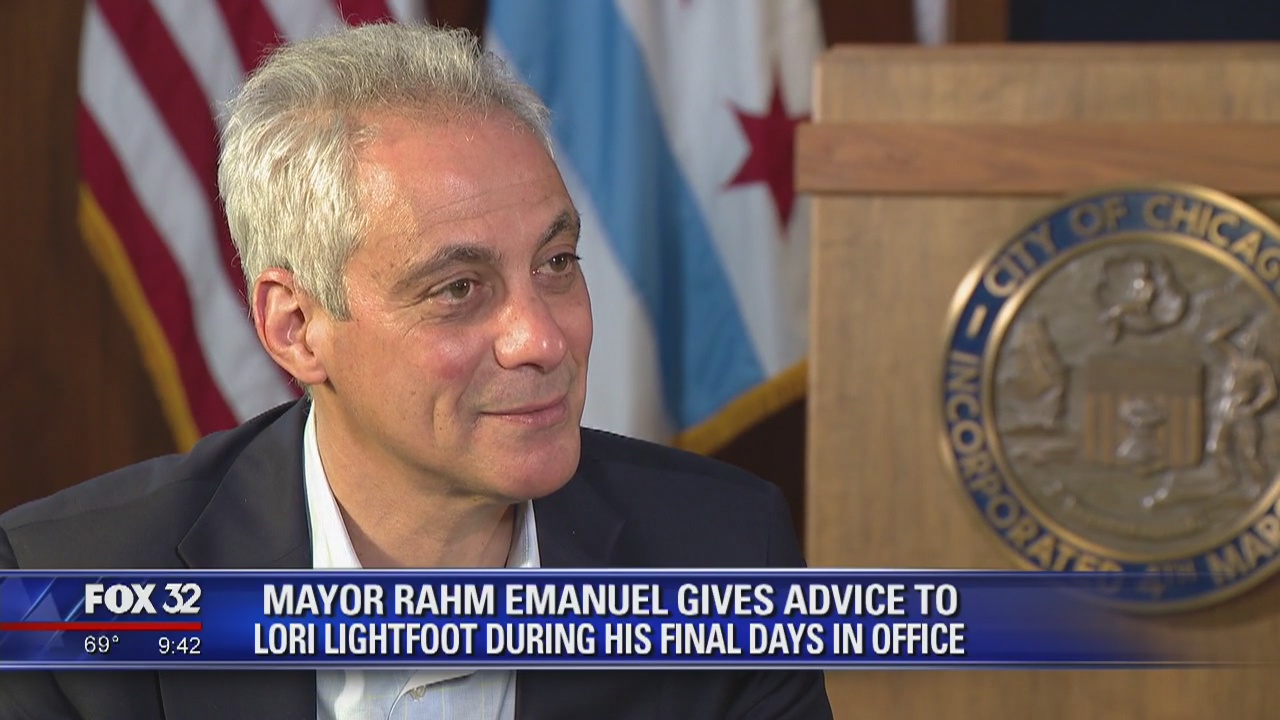 Rahm Emanuel reflects on tenure as mayor of Chicago