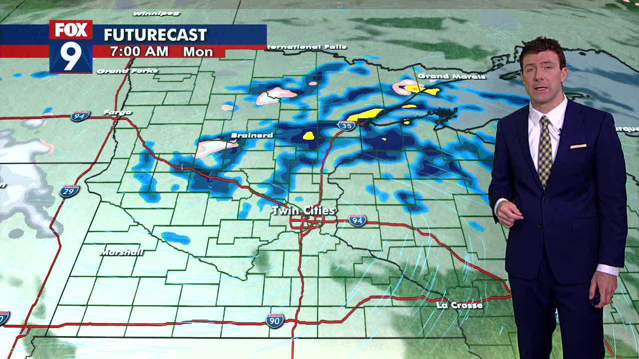 MN weather: Showers bookend Monday