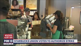 Starbucks union votes to authorize strike