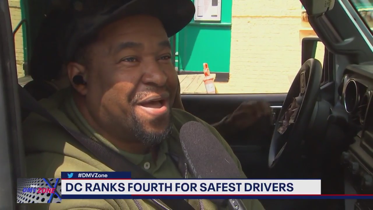 DC ranks fourth for safest drivers