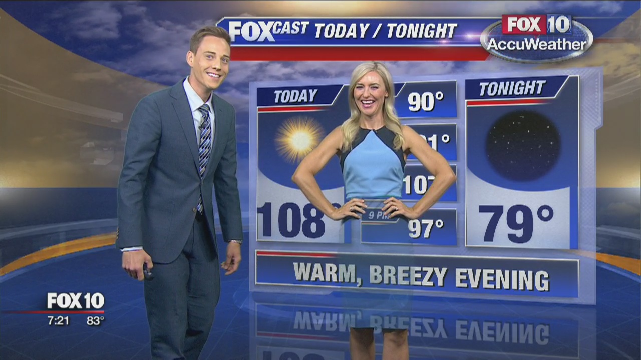 This is why you don't wear green for a weather forecast