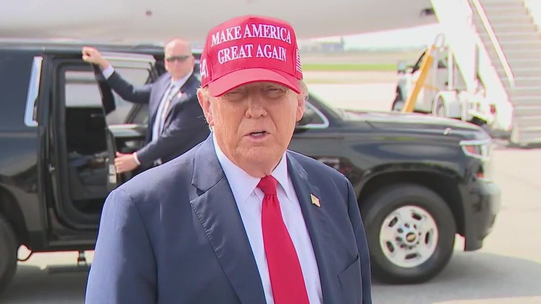 Former President Trump speaks to press in Atlanta | FOX 5 Atlanta