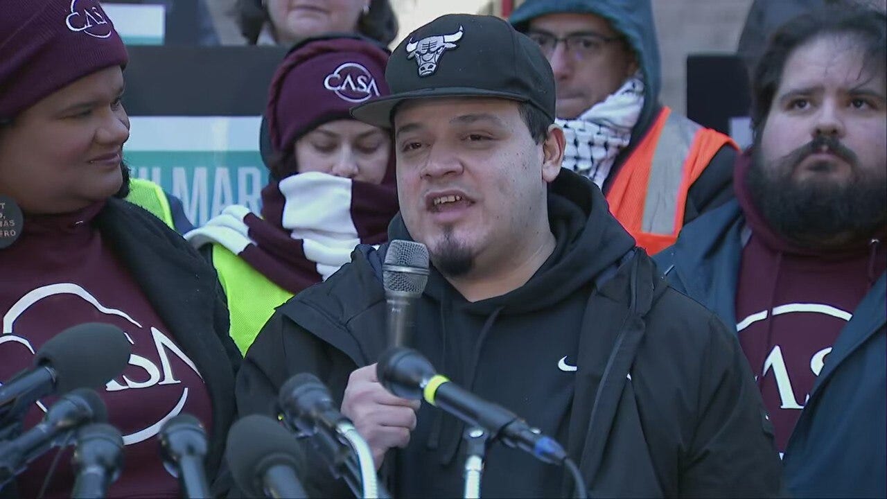 Kilmar Abrego Garcia arrives for scheduled ICE check-in in Baltimore