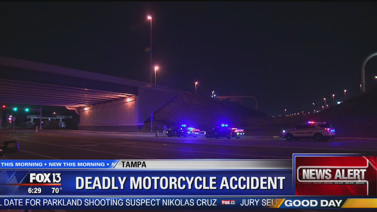 Motorcyclist dies in Tampa crash | FOX 13 Tampa Bay