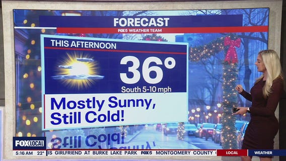 DC weather: Cold Tuesday with high temperatures in the 30s