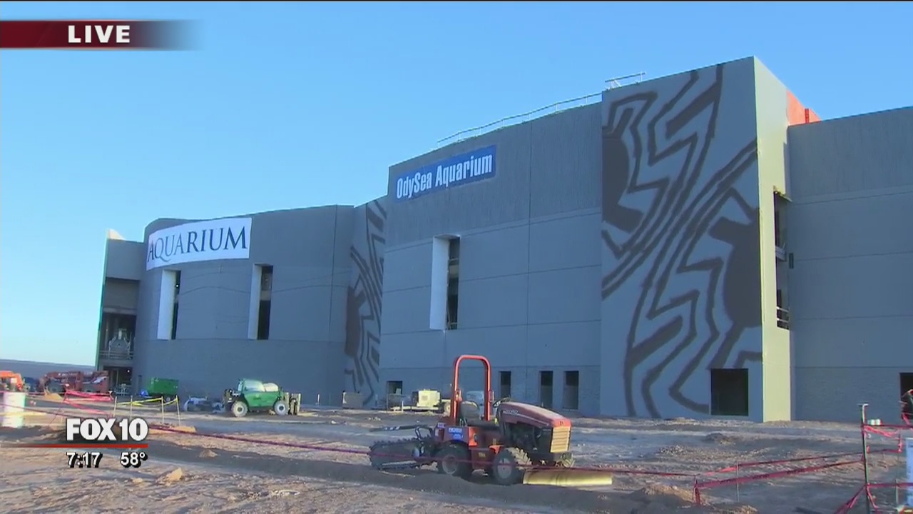 New aquarium under construction