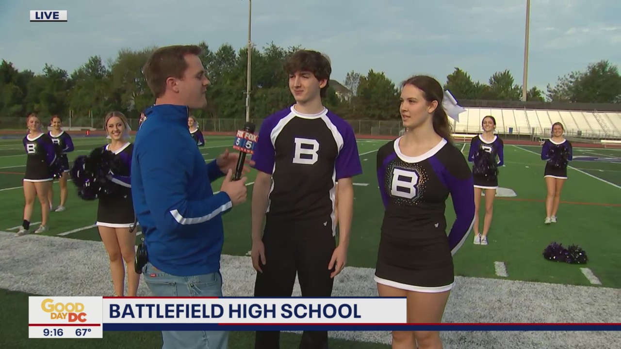 SHOW US YOUR SPIRIT: Battlefield cheering the team to victory!