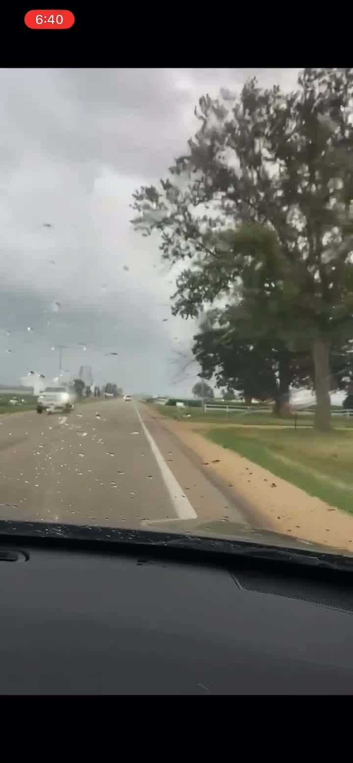 Funnel cloud near Janesville