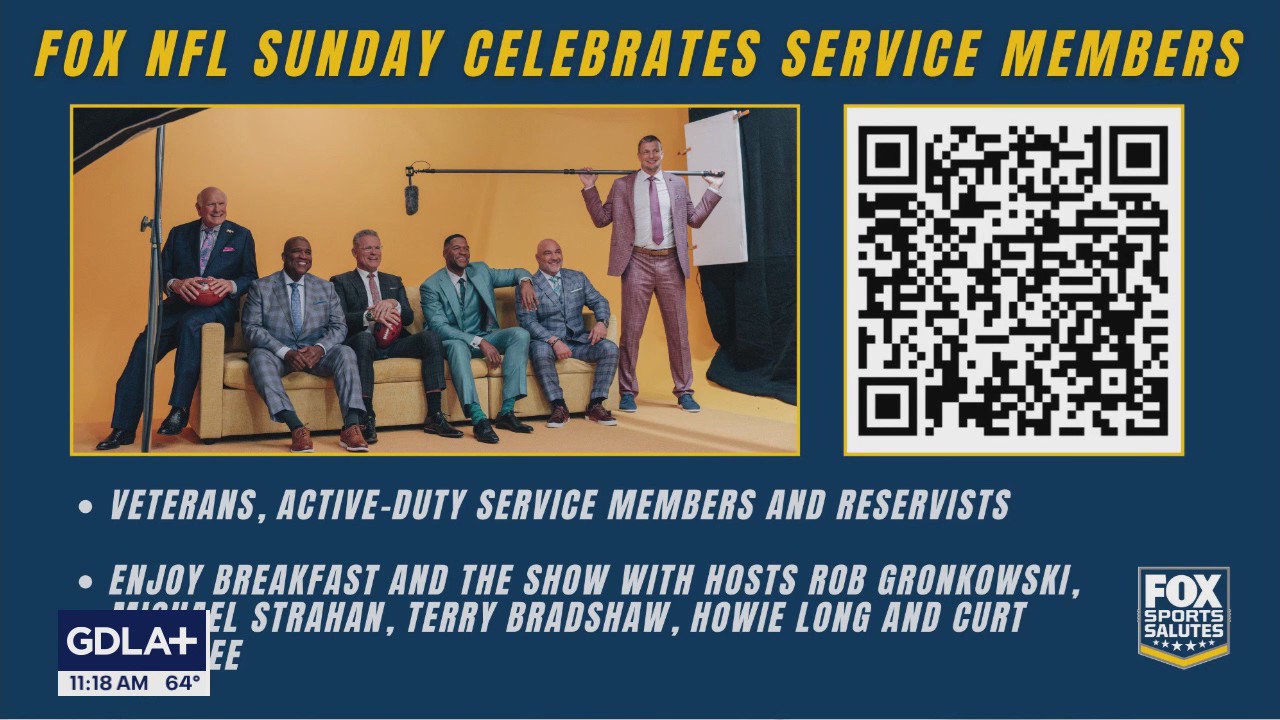 FOX NFL Sunday celebrates service members