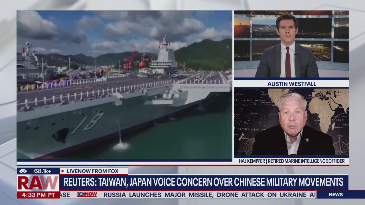 Taiwan, Japan voice concern over Chinese military