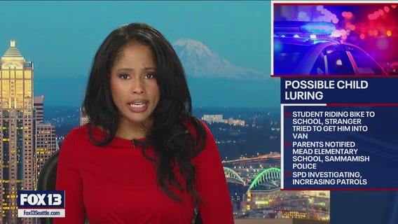 Sammamish PD investigating possible child luring incident