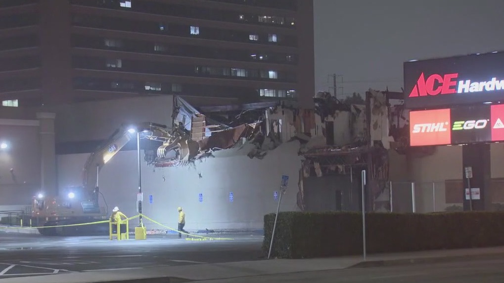 West LA building fire lasts for nearly 24 hours