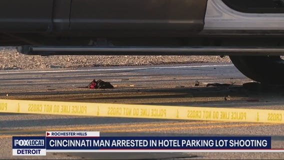 Cincinnati man arrested in hotel parking lot shooting