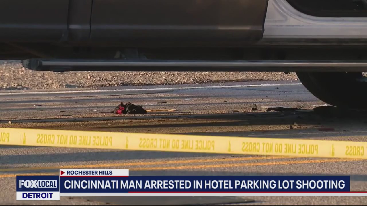 Cincinnati man arrested in hotel parking lot shooting