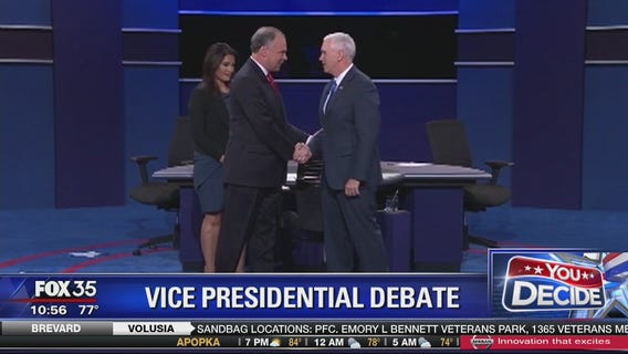 Kaine and Pence square off in debate