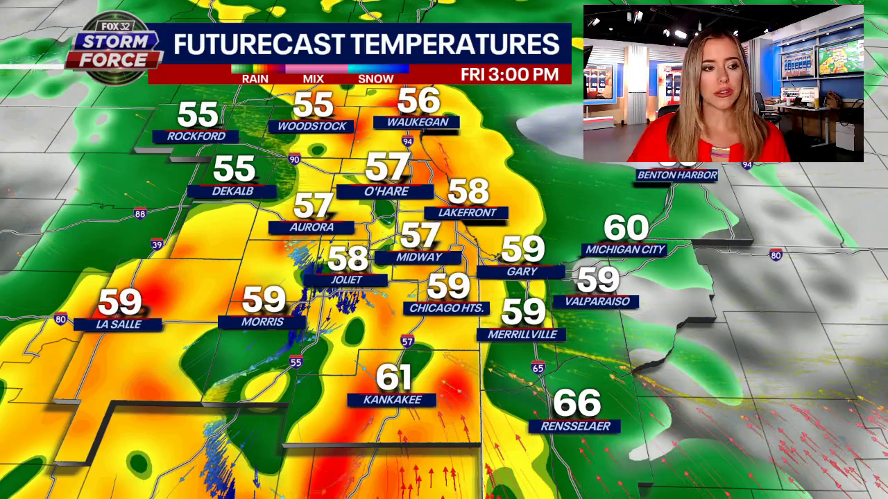 Chicago weather: Rain and storms roll on through Friday